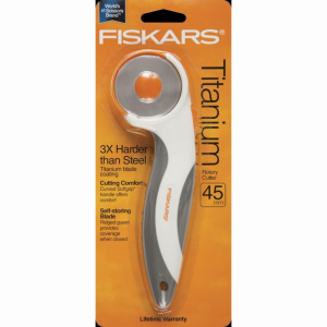 Fiskars 45mm Comfort Stick Rotary Cutter for Fabric