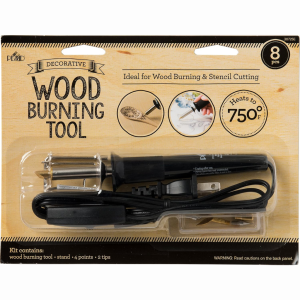 Plaid Wood Burning and Stencil Cutting Tool